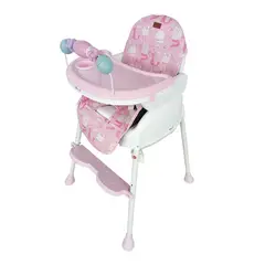 GENERICO - SILLA DE COMER SHINE EB634 Rosa llamitas