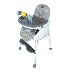 GENERICO - SILLA DE COMER SHINE EB634 Gris safari