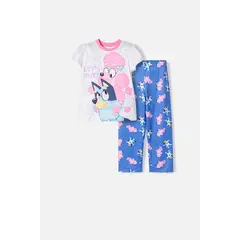 BLUEY - Pijama de pantalón largo para niña