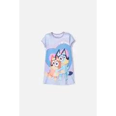 BLUEY - Pijama de azul tipo batola para niña 2T a 6T