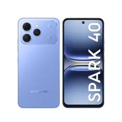 TECNO MOBILE - Celular Tecno Spark 40 256GB 4GB RAM Azul