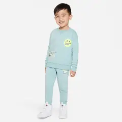 NIKE - Buzo Niño NSW Art Of Play FLC Crew 76L113-572 Verde Casual