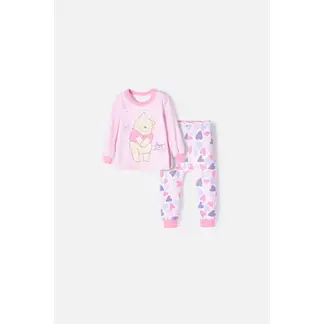 DISNEY - Pijama Winnie The Pooh multicolor para bebé niña