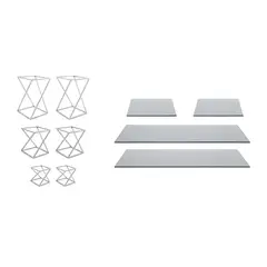 FOH - Esenciales Buffet - Twist - Cristal Ahumado en Plata 1 pc