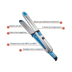 HOME - Plancha Cabello 2 en 1 Titanio Alisadora Rizador Calentamiento Rapido