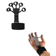 WONDER SPORT - Bandas Elasticas Para Dedos set x 2 Para Fuerza En Brazos Y Antebrazos