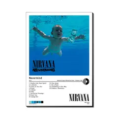 PRINTKING - Cuadro Nirvana - Nevermind Music 30x42cm A3 Afiche Póster