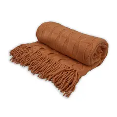 DIMATEX LEON - Manta Cobija Frazada Suave Tejida Decor 152x127cm Refjade