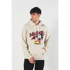 KOAJ - Buzo kaki oversize con diseño de Mickey y capota Hombre