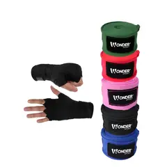 WONDER SPORT - Vendas De Boxeo Largas Vendaje artes Marciales Guantes Mma Negras