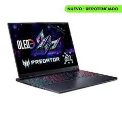 ACER - PORTATIL GAMER PREDATOR HELIOS NEO16S - ULTRA 9 275HX - RAM 16GB - SSD 1TB - RTX 5060 8GB