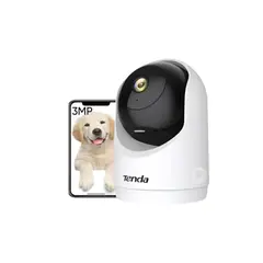 TENDA - Cámara Seguridad Wifi 360 Micrófono Y Altavoz 3mpx Blanco