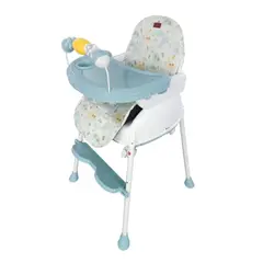 EBABY - Comedor De Bebe 4 Funciones Doble Bandeja Acolchado Ruedas