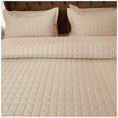 KARYTEX - Edredón Quilt Doble Faz con Diseño de Cuadros