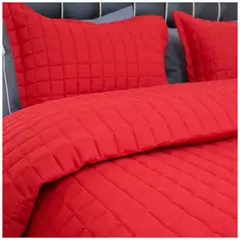 KARYTEX - Edredón Quilt Doble Faz con Diseño de Cuadros