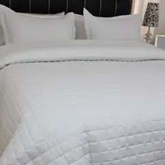 KARYTEX - Edredón Quilt Doble Faz con Diseño de Cuadros