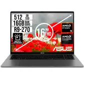 ASUS - Portátil 16" AMD Ryzen 9 270 16GB RAM DDR5 512GB SSD Laptop Alto Rendimiento