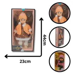 SWISSHOME - MUÑECA DE INVIERNO JUGUETE PARA NIÑAS +3 AÑOS