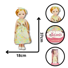 SWISSHOME - MUÑECA VESTIDO CLASICO JUGUETE PARA NIÑAS +3 AÑOS