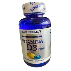 GENERICO - Vitamina D3 100 Cápsulas Blandas 2000UI Equilibrio Calcio Y Fósforo