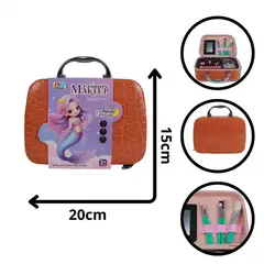 SWISSHOME - MALETIN DE MAQUILLAJE CON ACCESORIOS PARA NIÑAS +3 AÑOS