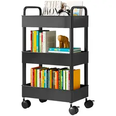 ONE PIXEL - Carrito Organizador De Cocina 3 Niveles Con Ruedas Multiusos