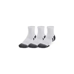 UNDER ARMOUR - Medias Hombre Prfrmnc Tech 3Pk Qtr Blanco
