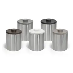 FOH - Cubeta de Hielo de Acero Inoxidable - London - Pack de 4 pcs