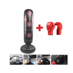 GENERICO - SACO DE BOXEO INFLABLE + GUANTES