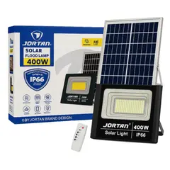 COLME TECHNOLOGY HOME - Reflector Solar Jortan 400w Lampara Led Exterior Ip66 Panel