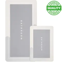 ONE PIXEL - Tapete de Baño Premium de Secado Rápido Set De 2