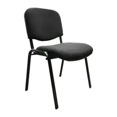 SILLETI - Silla Interlocutora Visitante Ergonómica Marca Color Negro
