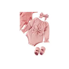 FRAGOLA KIDS - Body Vestido Para Bebe 2 Piezas 3-6 M Entrega Inmediata