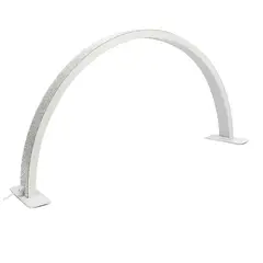 GENERAL - Lampara Escritorio Media Luna Piedras Luz Ajustable HQ-55X Blanca