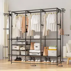 GENERICO - CLOSET EN TUBO 3 CUERPOS