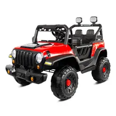 PRINSEL - Carro Eléctrico Rubicon 12v Llantas En Goma Rojo