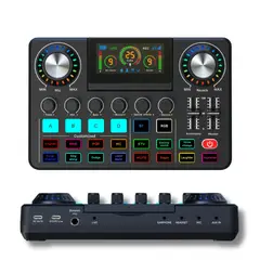 GENERICO - Mezclador De Audio Pro Amplificador Tarjeta Sonido 48v F668