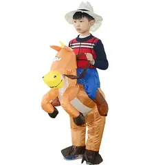 BABY ON - Disfraz Inflable Caballo+Sombrero Para Niño Halloween 80-120