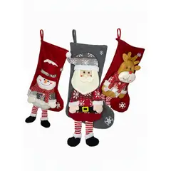 IKSA - Botas Navideñas Juego x 3