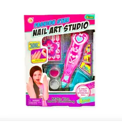 GENERICO - Juguete Niña Diseña Y Decoras Tus Uñas Manicure Personalizado Con Aplicador