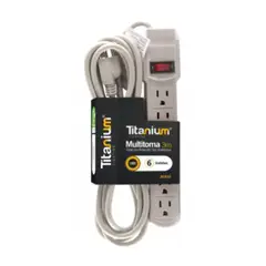 TITANIUM - Multitoma 3Mts X6 Puestos