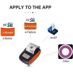 GENERICO - Mini impresora portátil inalámbrica