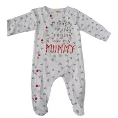 BABY MAS - PIJAMA BEBE NIÑA NIÑO TL 3 A 6 MESES