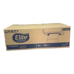 ELITE - Toalla Para Manos En Z - Caja 24 Paquetes De 150 Hojas