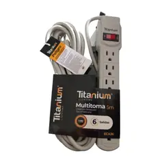 TITANIUM - Multitoma 5Mts X 6 Puestos