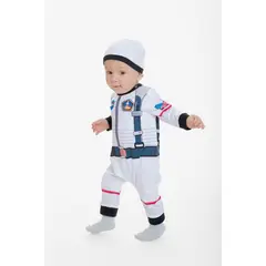 NASA - Pijama manga larga blanco bebé niño