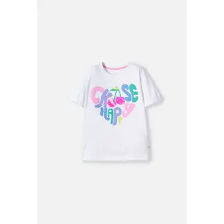 MIC - Camiseta de manga corta blanco para niña