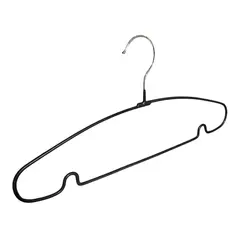GENERICO - Gancho Para Ropa Metálico Antideslizante X10 Und