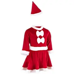 GENERICO - Disfraz Mama Noel Niña Para Halloween Navidad X1 Talla l
