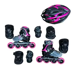 DISTRIONLINE - PATINES SEMIPROFESIONALES SPORT ANTICHOQUE FUSCIA